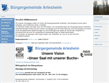 Tablet Screenshot of bgarlesheim.ch